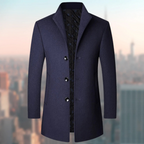 Walter | Refined Wool Stand-Collar Coat