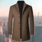 Walter | Refined Wool Stand-Collar Coat