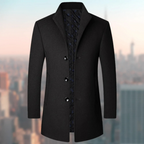 Walter | Refined Wool Stand-Collar Coat