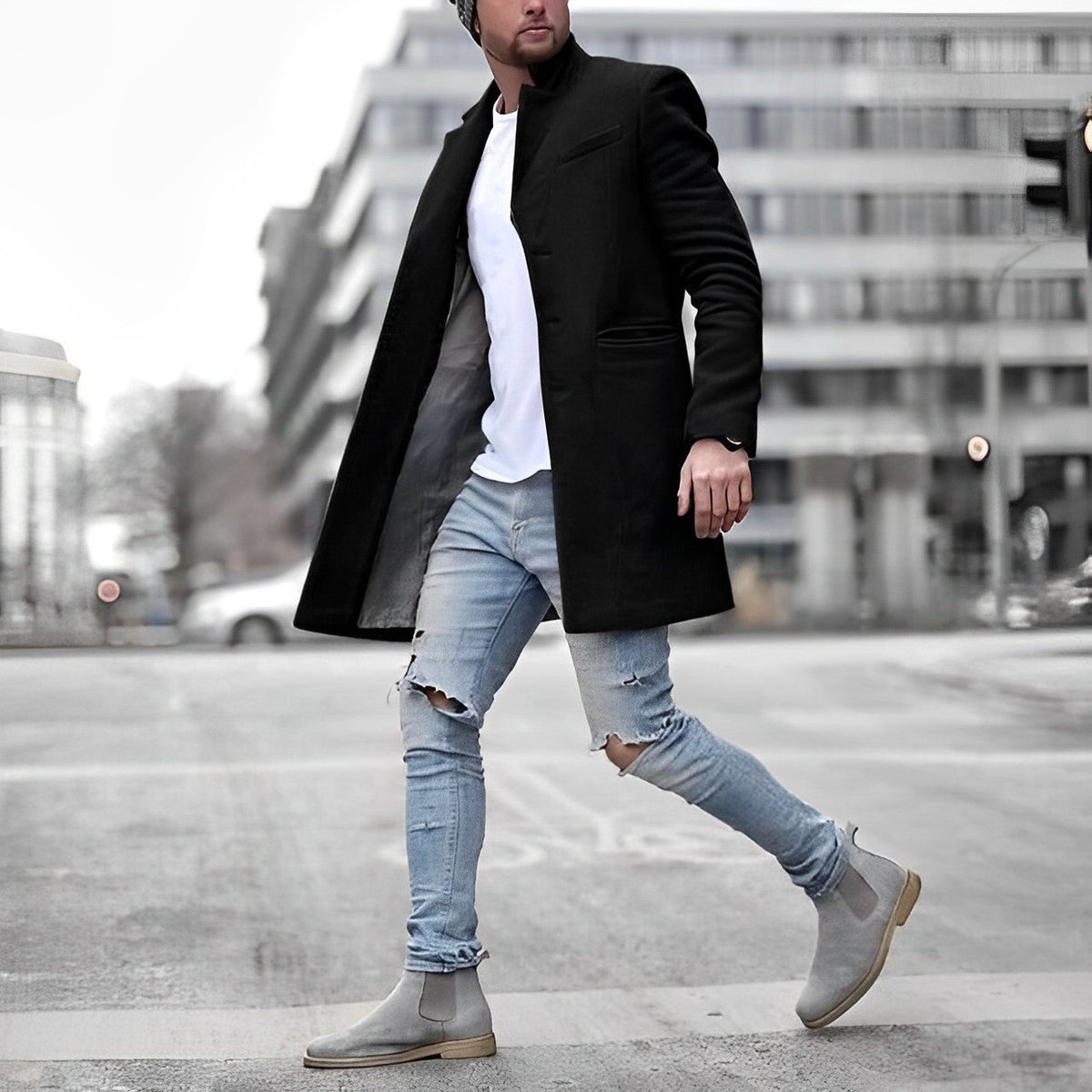 Mason | Refined Wool Longline Coat
