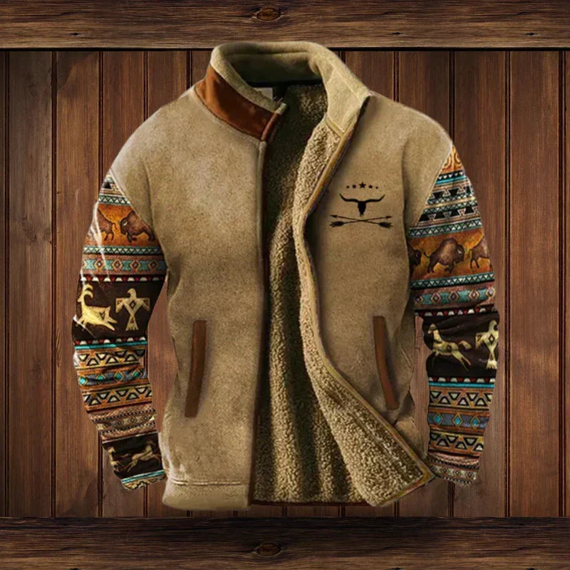 Matthew | Rugged Western Sherpa-Lined Jacket