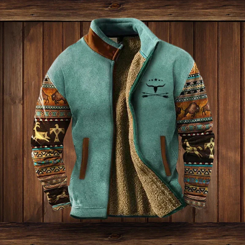 Matthew | Rugged Western Sherpa-Lined Jacket