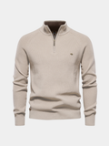 Matthew | Classic Ribbed Quarter-Zip Sweater