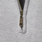 Matthew | Classic Ribbed Quarter-Zip Sweater