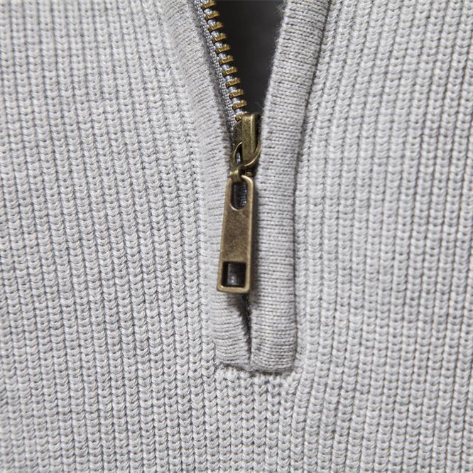 Matthew | Classic Ribbed Quarter-Zip Sweater