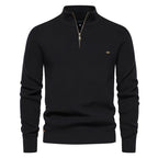 Matthew | Classic Ribbed Quarter-Zip Sweater