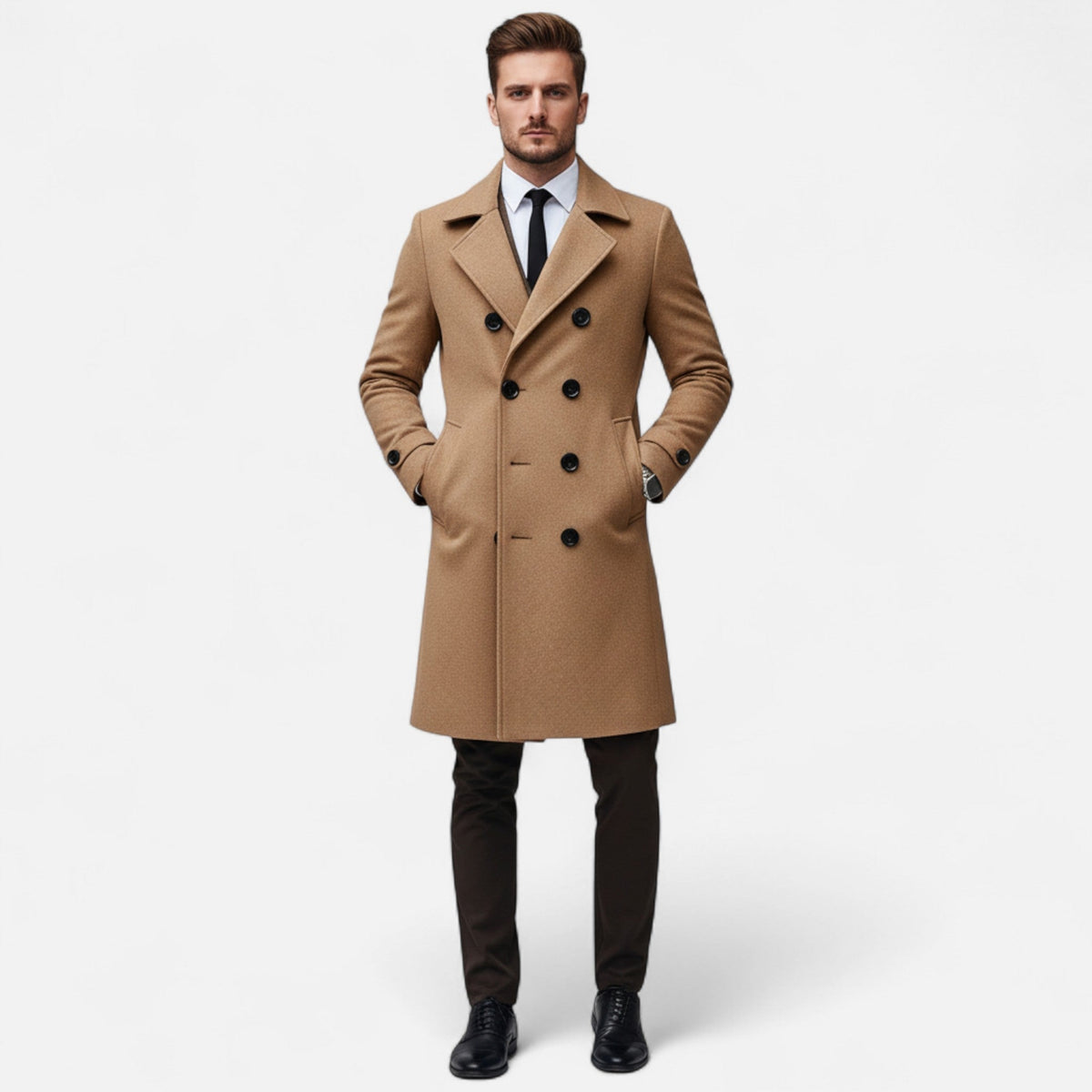 Nathaniel | Refined Wool Overcoat Jacket
