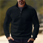 Gregory | Modern Quarter-Zip Knit Sweater