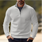 Gregory | Modern Quarter-Zip Knit Sweater
