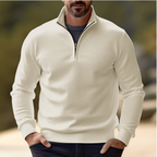 Gregory | Modern Quarter-Zip Knit Sweater