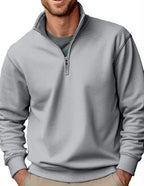 Gregory | Modern Quarter-Zip Knit Sweater