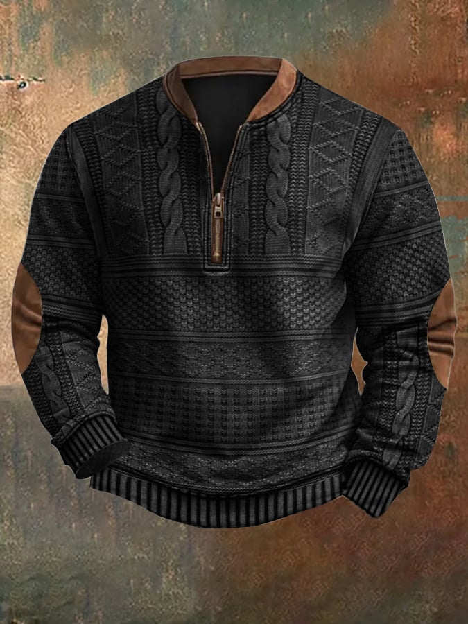 Michael | Refined Knit Quarter-Zip Sweater
