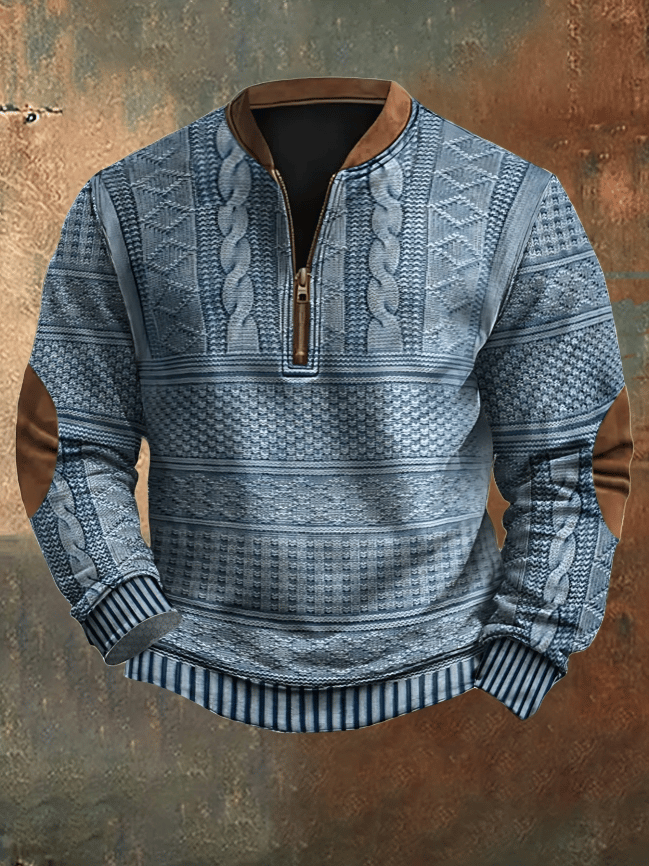 Michael | Refined Knit Quarter-Zip Sweater