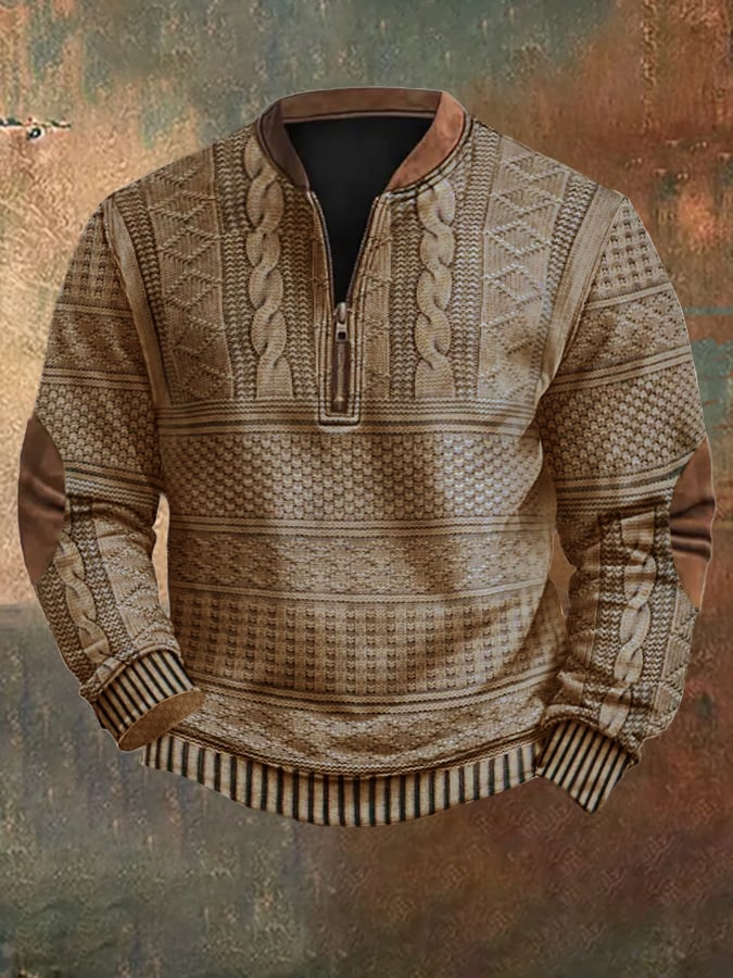 Michael | Refined Knit Quarter-Zip Sweater