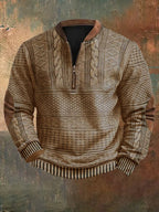 Michael | Refined Knit Quarter-Zip Sweater