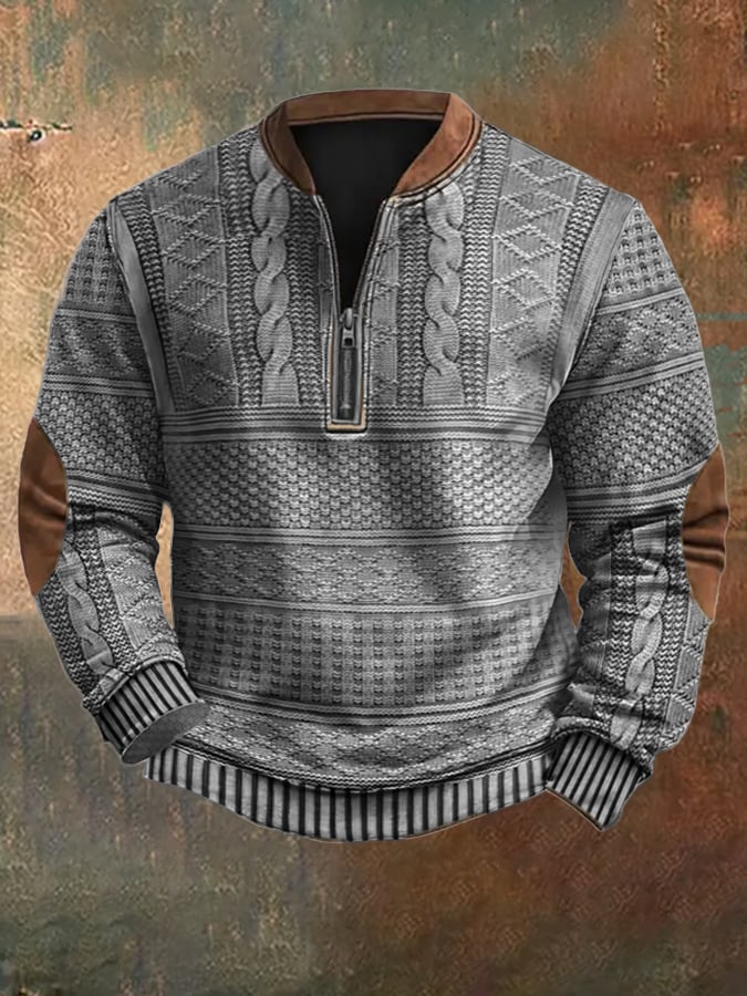 Michael | Refined Knit Quarter-Zip Sweater