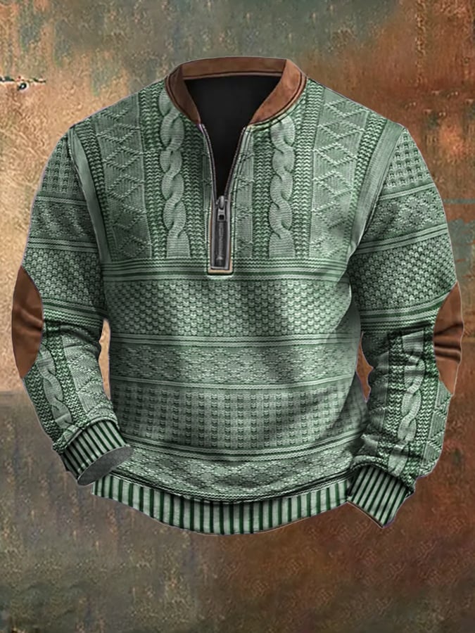 Michael | Refined Knit Quarter-Zip Sweater