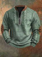 Michael | Refined Knit Quarter-Zip Sweater