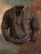 Michael | Refined Knit Quarter-Zip Sweater