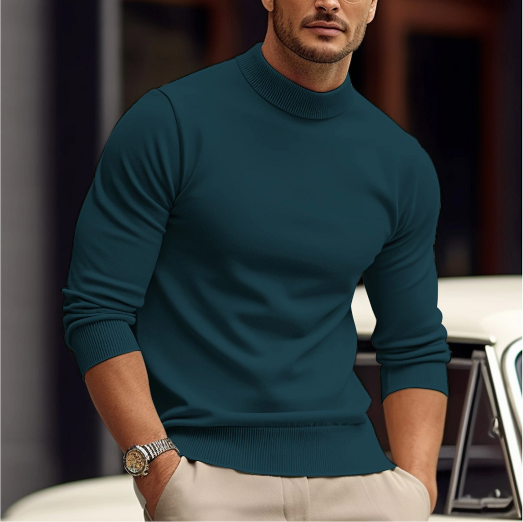 Michael | Refined Neck Knit Sweater