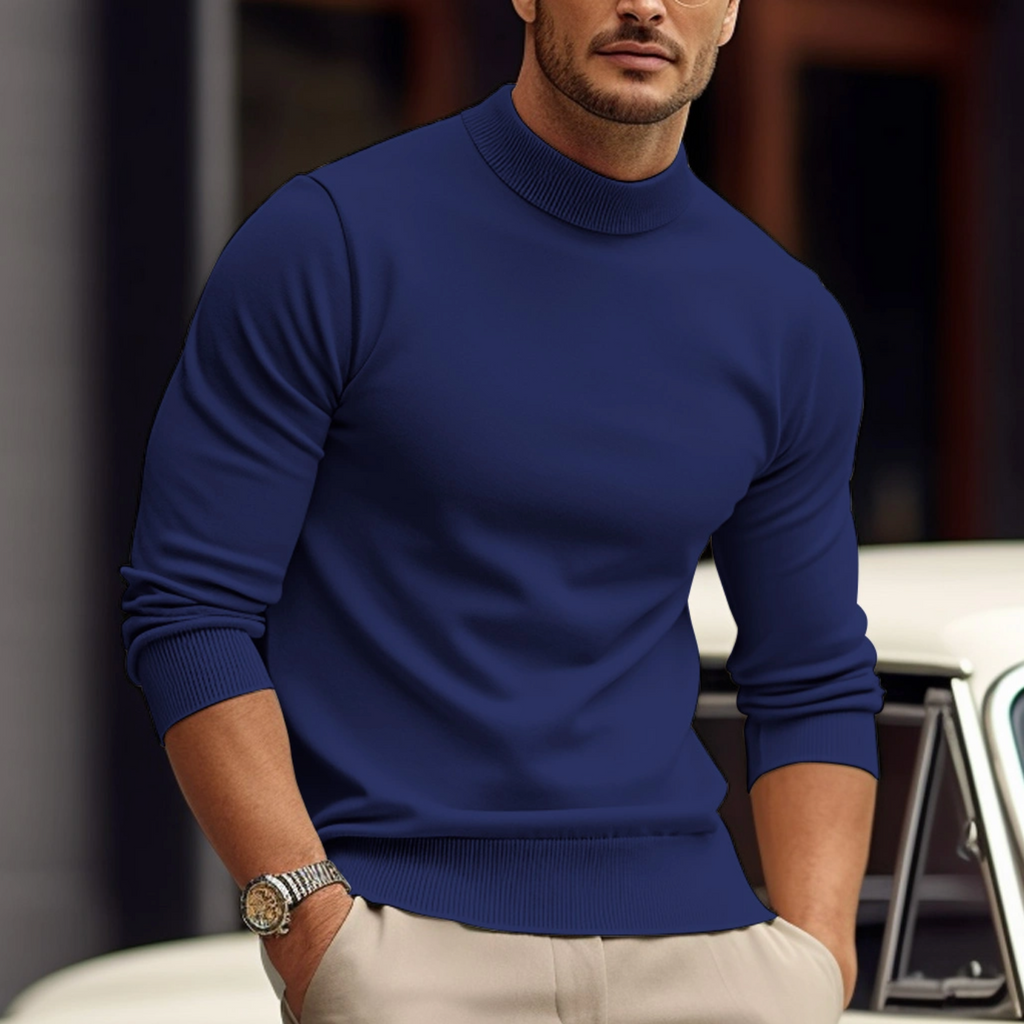 Michael | Refined Neck Knit Sweater