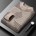 Oliver | Modern Geometric Knit Sweater
