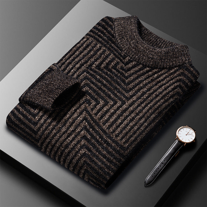 Oliver | Modern Geometric Knit Sweater