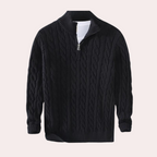Bruce | Classic Knit Quarter-Zip Sweater