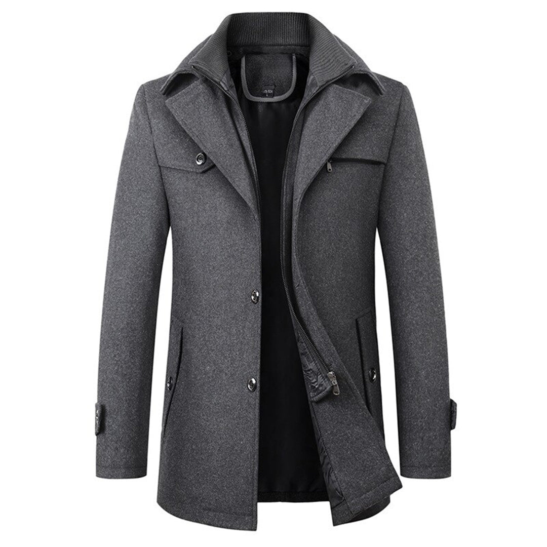 Nathaniel | Refined Zip Trench Coat