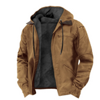 Simon | Rugged Fleece-Lined Hooded Jacket