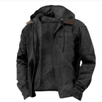 Simon | Rugged Fleece-Lined Hooded Jacket