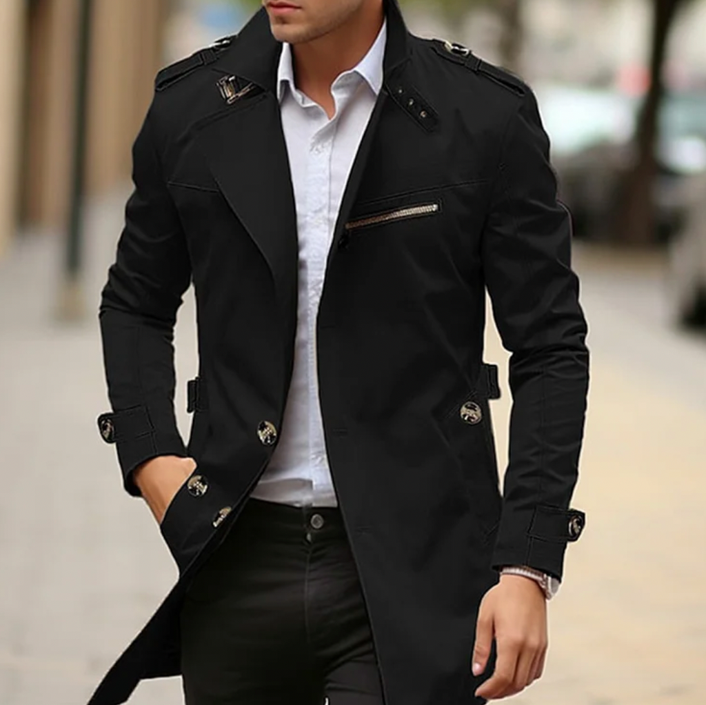 Thomas | Refined Slim-Fit Trench Coat