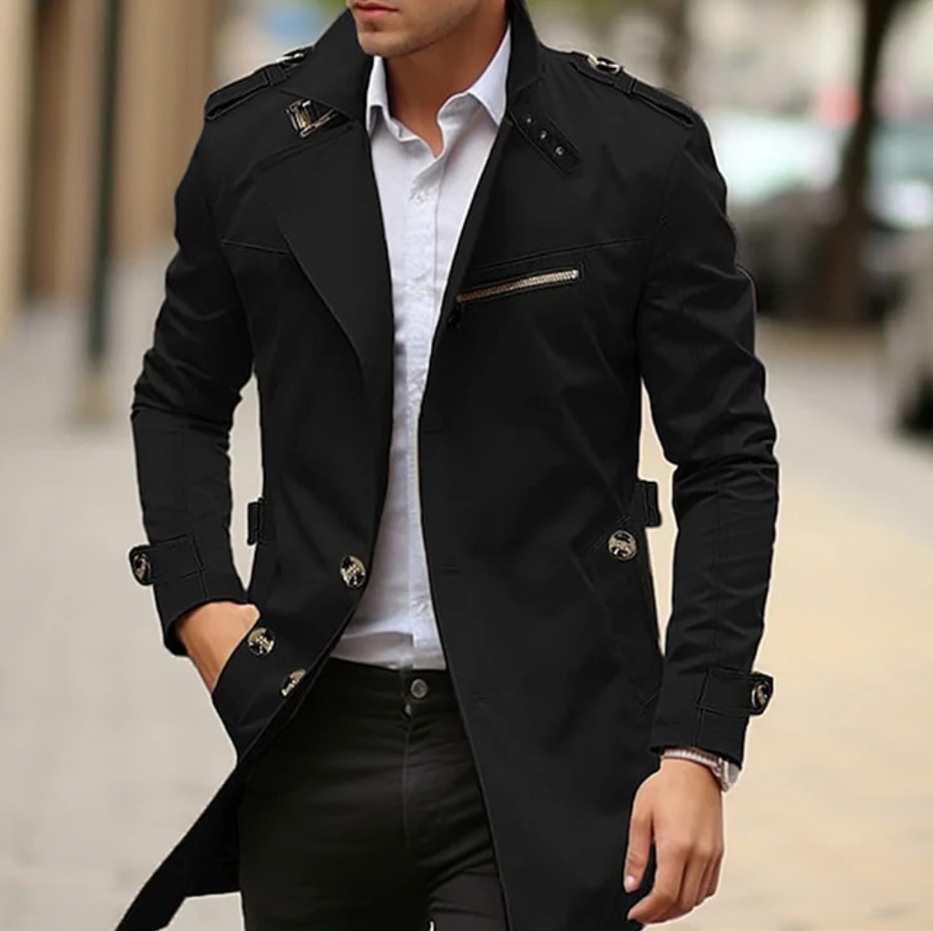 Thomas | Refined Slim-Fit Trench Coat