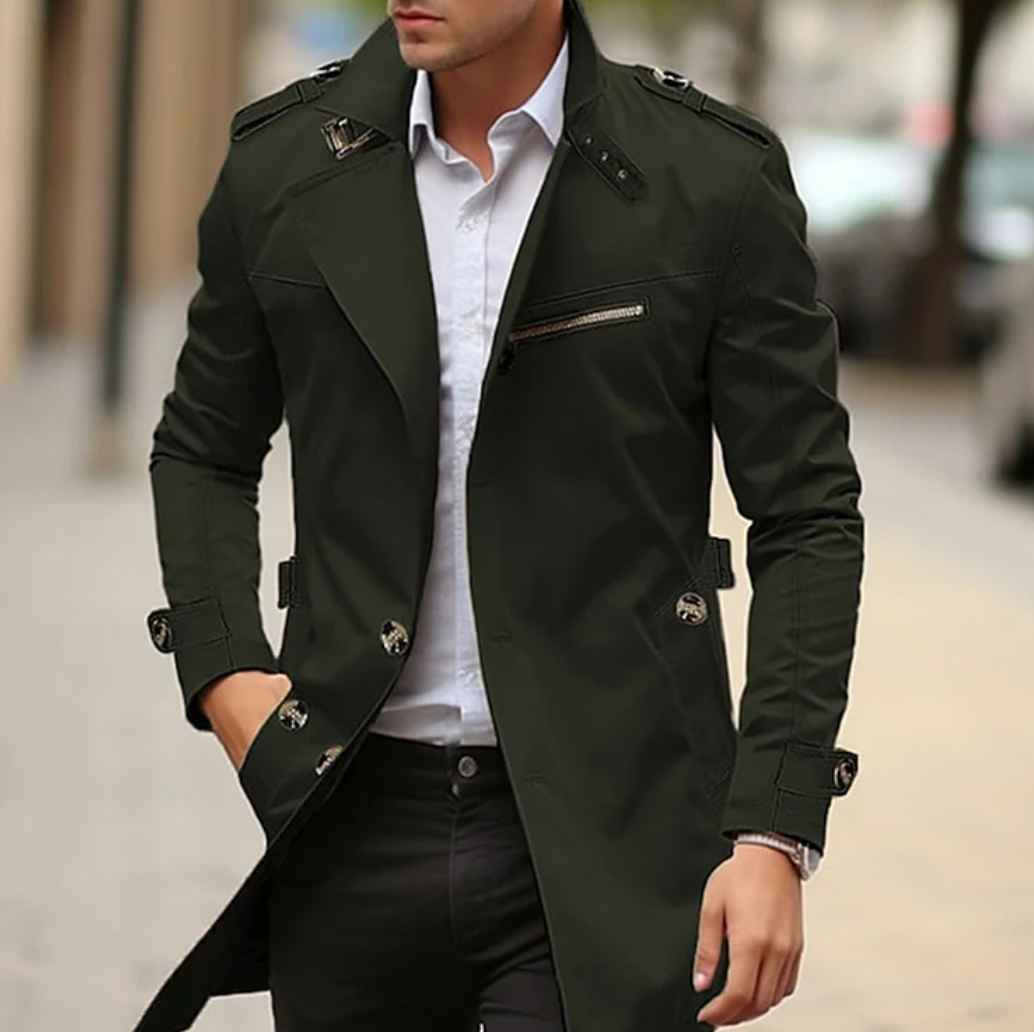 Thomas | Refined Slim-Fit Trench Coat