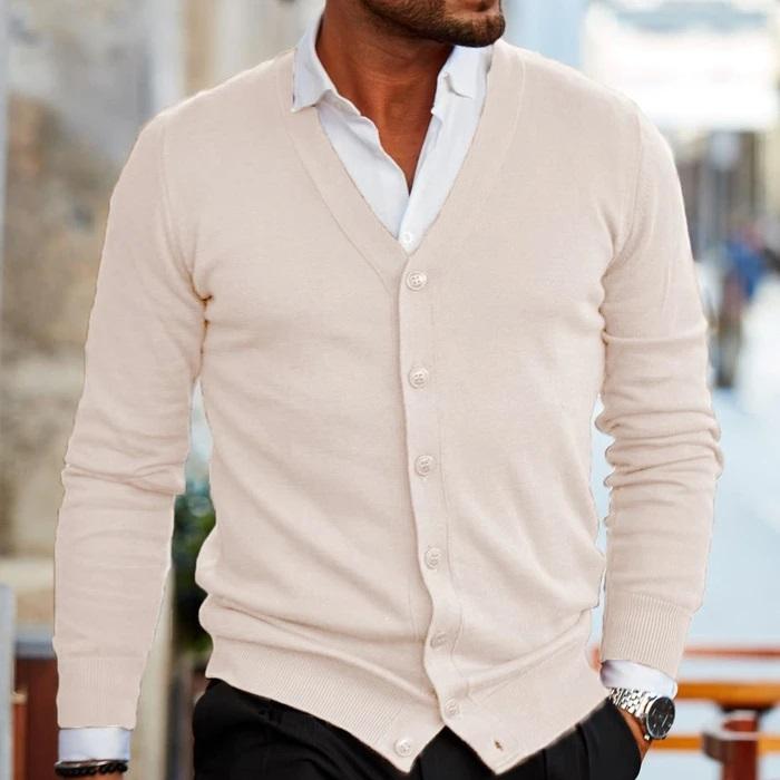 Thomas | Refined V-Neck Knit Cardigan