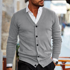 Thomas | Refined V-Neck Knit Cardigan