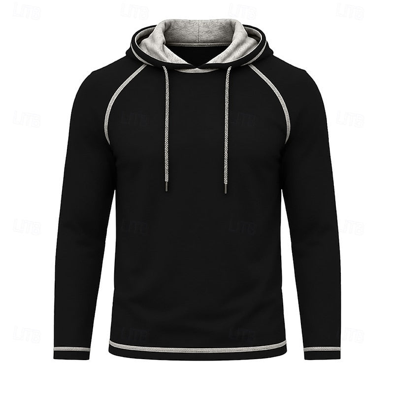 Nathaniel | Classic Raglan Contrast Hoodie