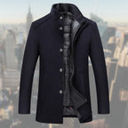 Vincent | Refined Wool Stand-Collar Jacket