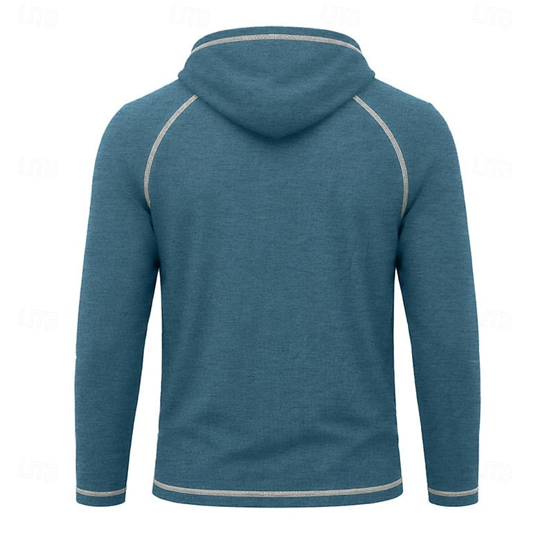 Nathaniel | Classic Raglan Contrast Hoodie