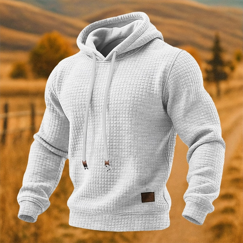 Theodore | Modern Waffle Knit Hoodie